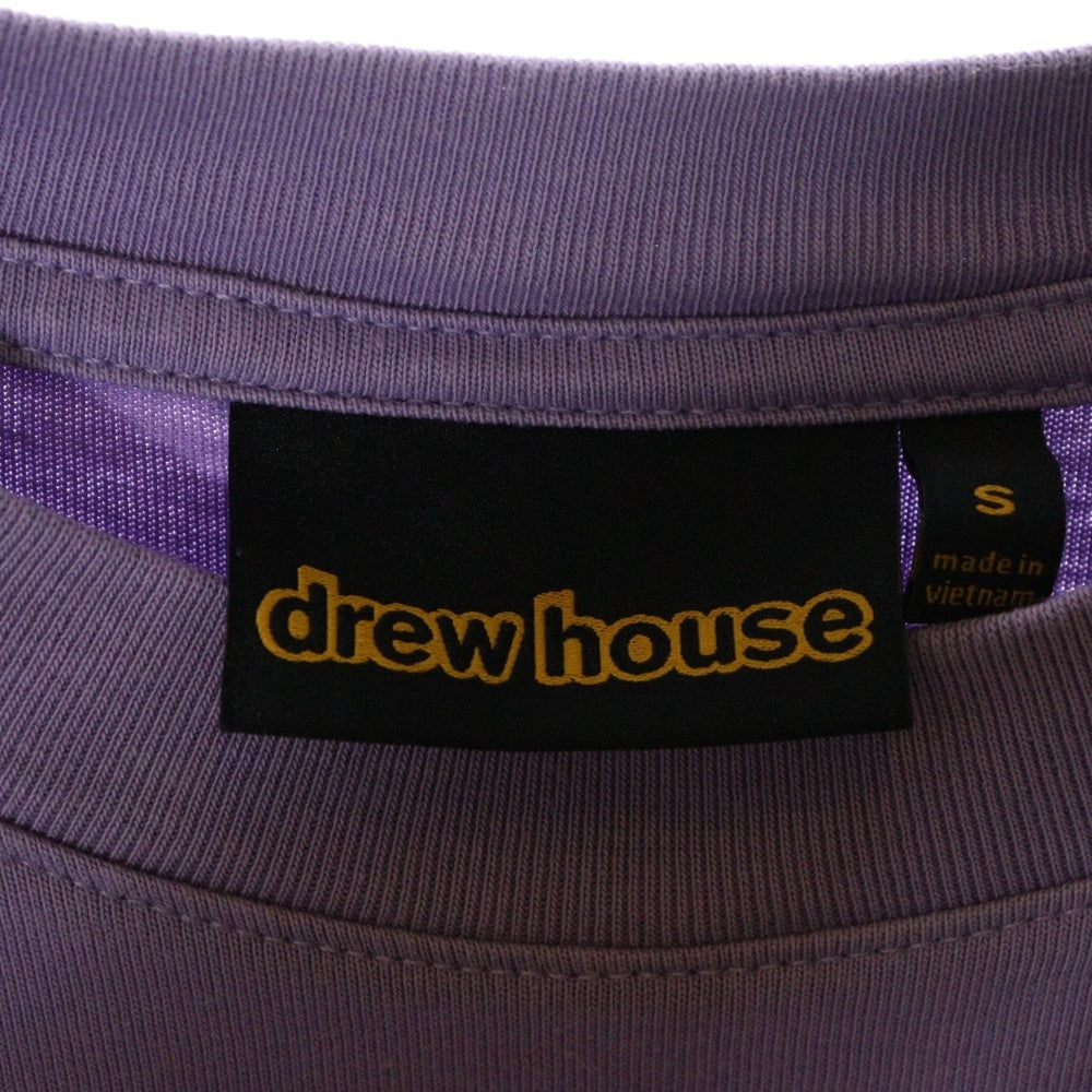 drew house(ドリューハウス) 21AW JOY T-SHIRT ジョイ バルーン マスコットロゴプリント クルーネック半袖Tシャツ カットソー パープル/イエロー