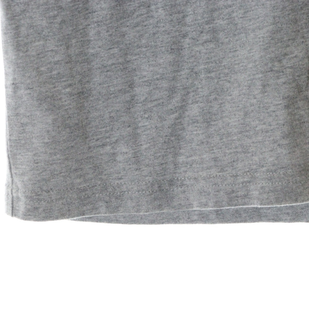 drew house(ドリューハウス) LOGO BOXY TEE フロントロゴプリント ボクシー ビッグシルエット クルーネック半袖Tシャツ カットソー グレー