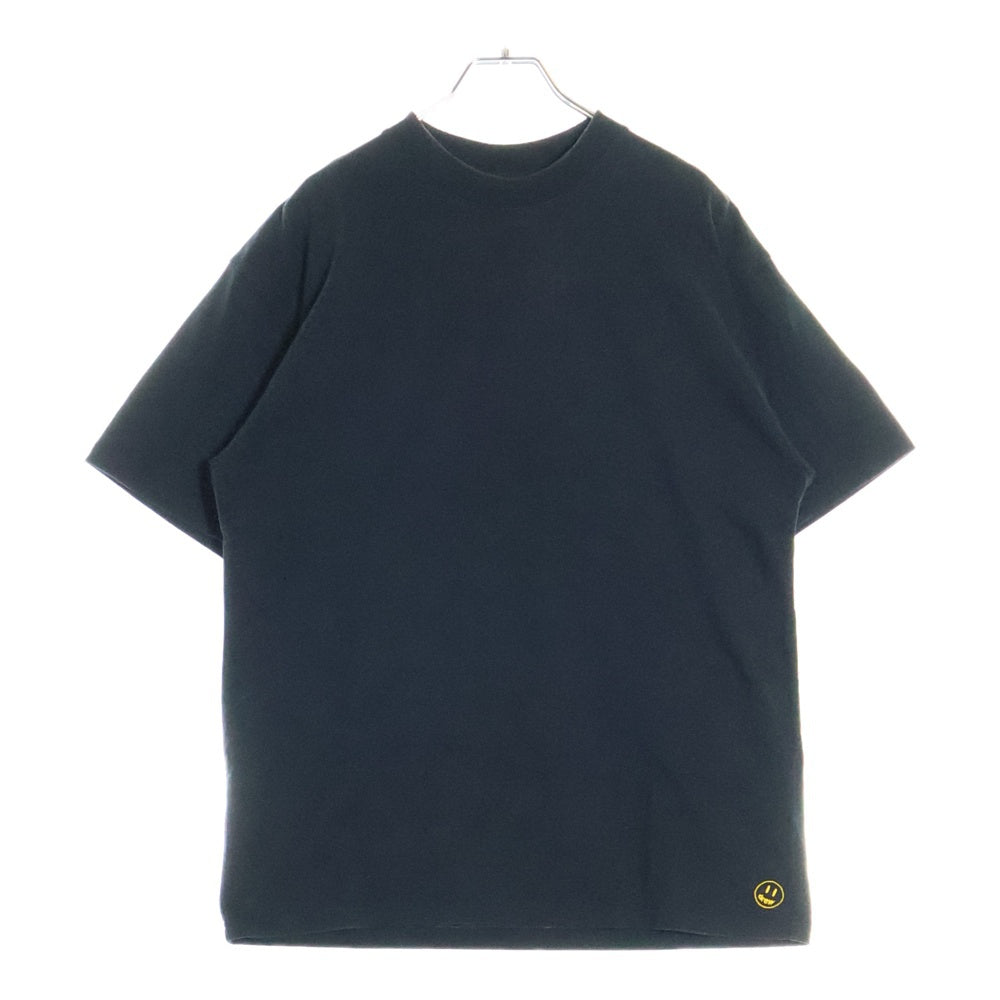 drew house(ドリューハウス) ロゴ刺繍 クルーネック半袖Tシャツ カットソー ブラック