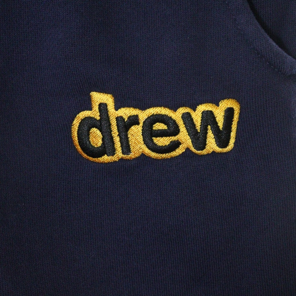 drew house(ドリューハウス) サイドロゴエンブロイダリー ショーツ ショート ハーフパンツ ネイビー