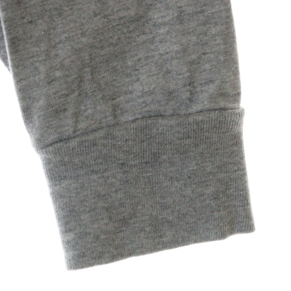 drew house(ドリューハウス) HUG TEE サイドロゴ クルーネック長袖Tシャツ カットソー グレー