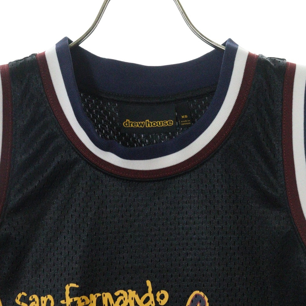 drew house(ドリューハウス) HUMMINGBIRDS CROPPED BASKETBALL JERSEY ハミングバード クロップド バスケットボール ジャージ ノースリーブ タンクトップ