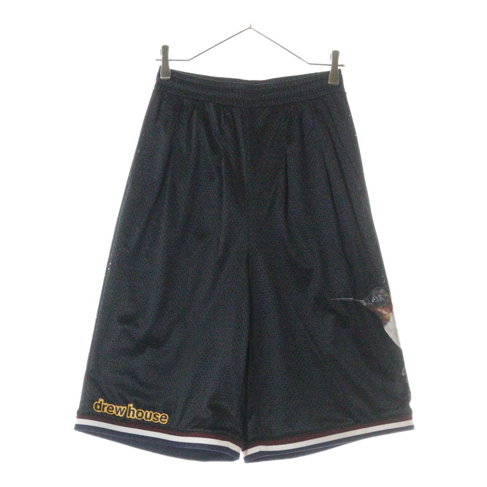 drew house(ドリューハウス) HUMMINGBIRDS MESH STREET SHORT ハミングバード メッシュ ストリート ハーフパンツ ショーツ ブラック