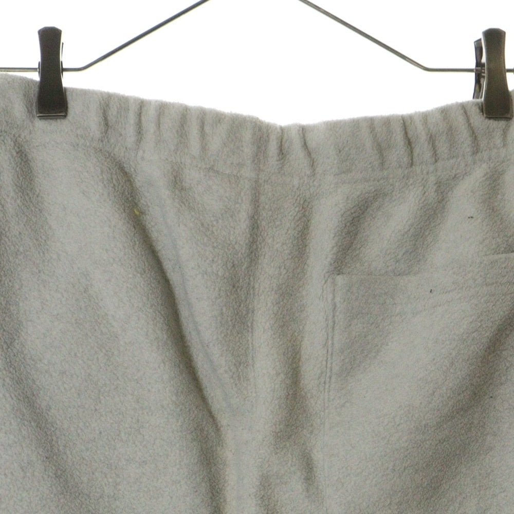 FEAR OF GOD ESSENTIALS(フィアオブゴッド エッセンシャルズ) ラバーロゴ ドローコード フリース スウェットパンツ グレー