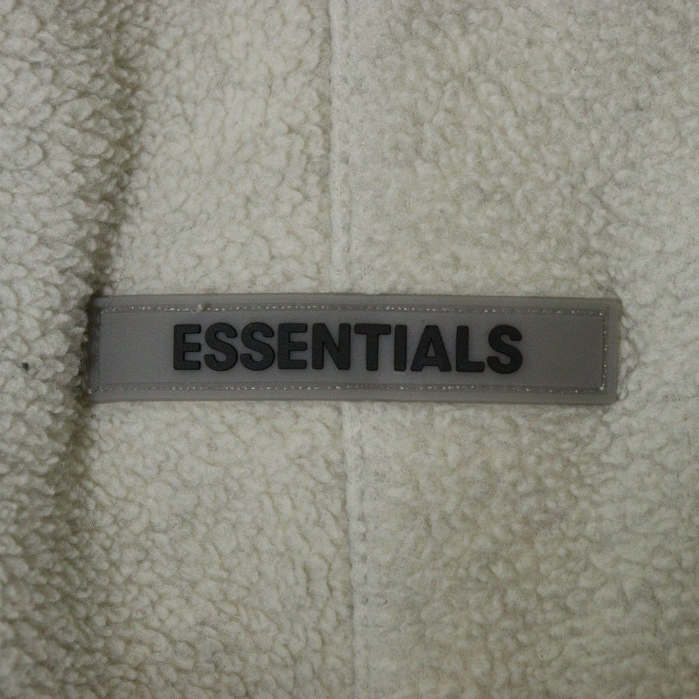 FEAR OF GOD ESSENTIALS(フィアオブゴッド エッセンシャルズ) ラバーロゴ ドローコード フリース スウェットパンツ グレー
