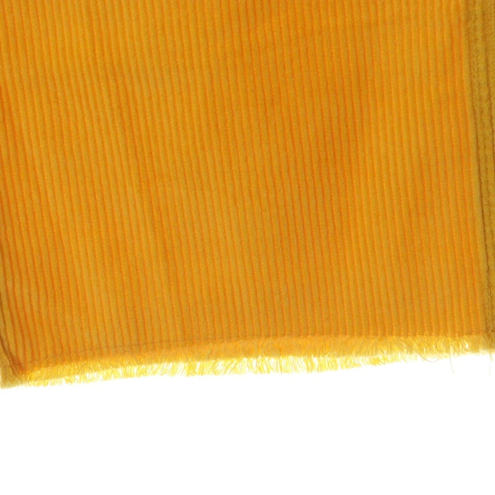 drew house(ドリューハウス) CORDUROY CARPENTER PANTS バックポケット ロゴエンブロイダリー カーペンター カットオフ コーデュロイパンツ イエロー