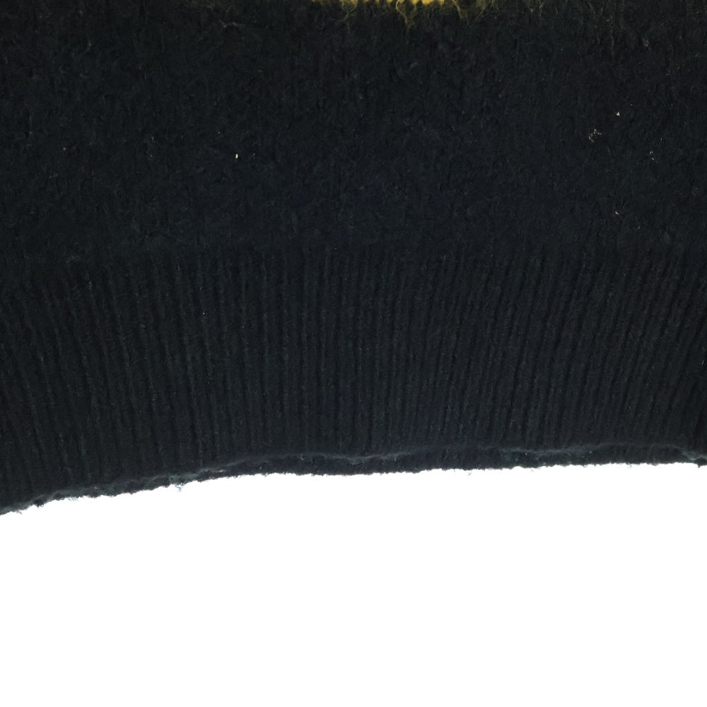 drew house(ドリューハウス) MASCOT FUNNEL NECK SWEATER マスコット ファネル モックネック ニットセーター ブラック