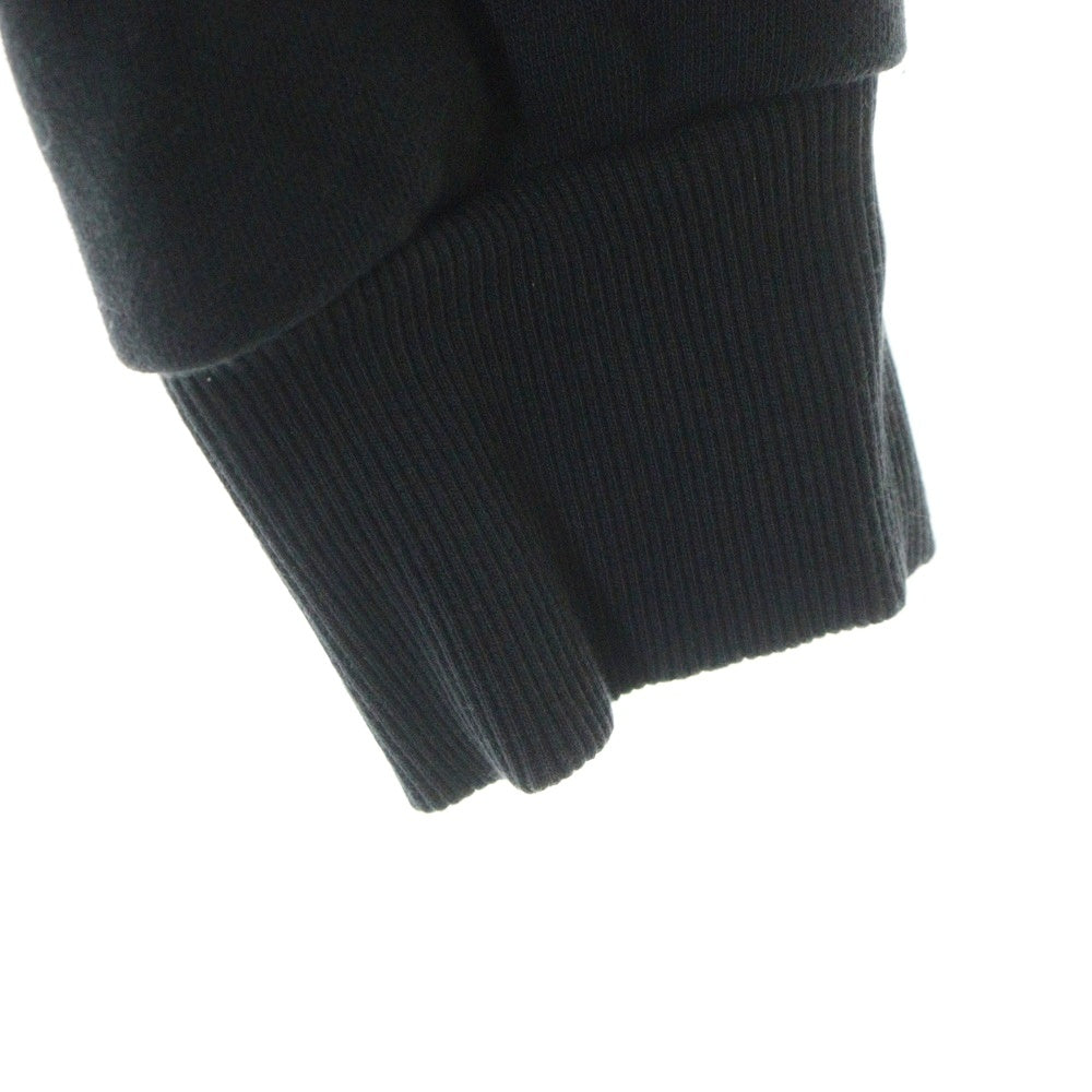 drew house(ドリューハウス) CROPPED ZIP HOODIE ロゴ クロップド丈 ジップアップフーディ パーカー ブラック