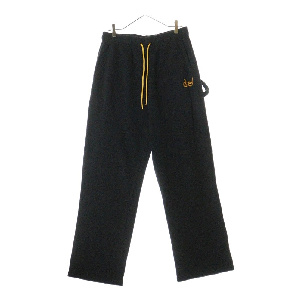 drew house(ドリューハウス) SECRET CARPENTER SWEATPANT シークレットロゴ カーペンター ワイド スウェットパンツ ブラック