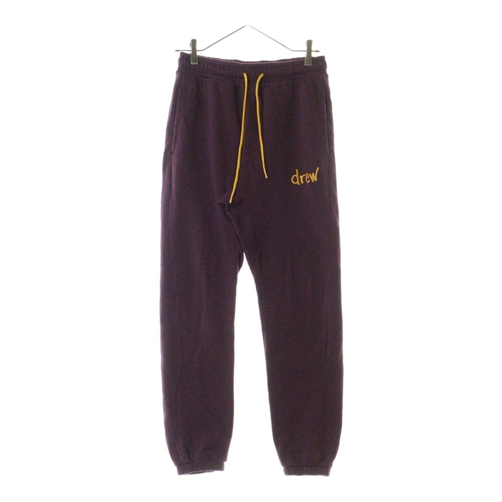 drew house(ドリューハウス) JAGGER SWEATPANT ロゴエンブロイダリー ジャガー スウェットパンツ パープル