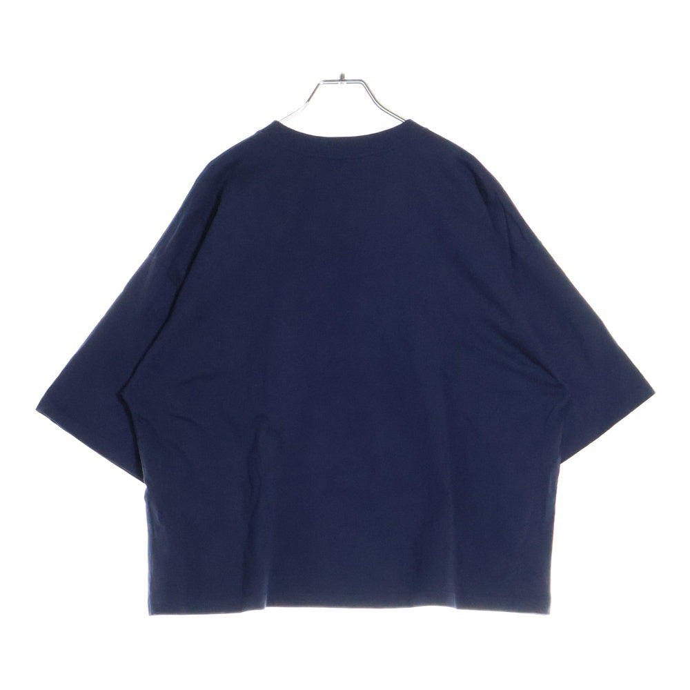 drew house(ドリューハウス) SWEET BOXY T-SHIRT スウィート ハミングバード フロントプリント クルーネック半袖Tシャツ カットソー ネイビー