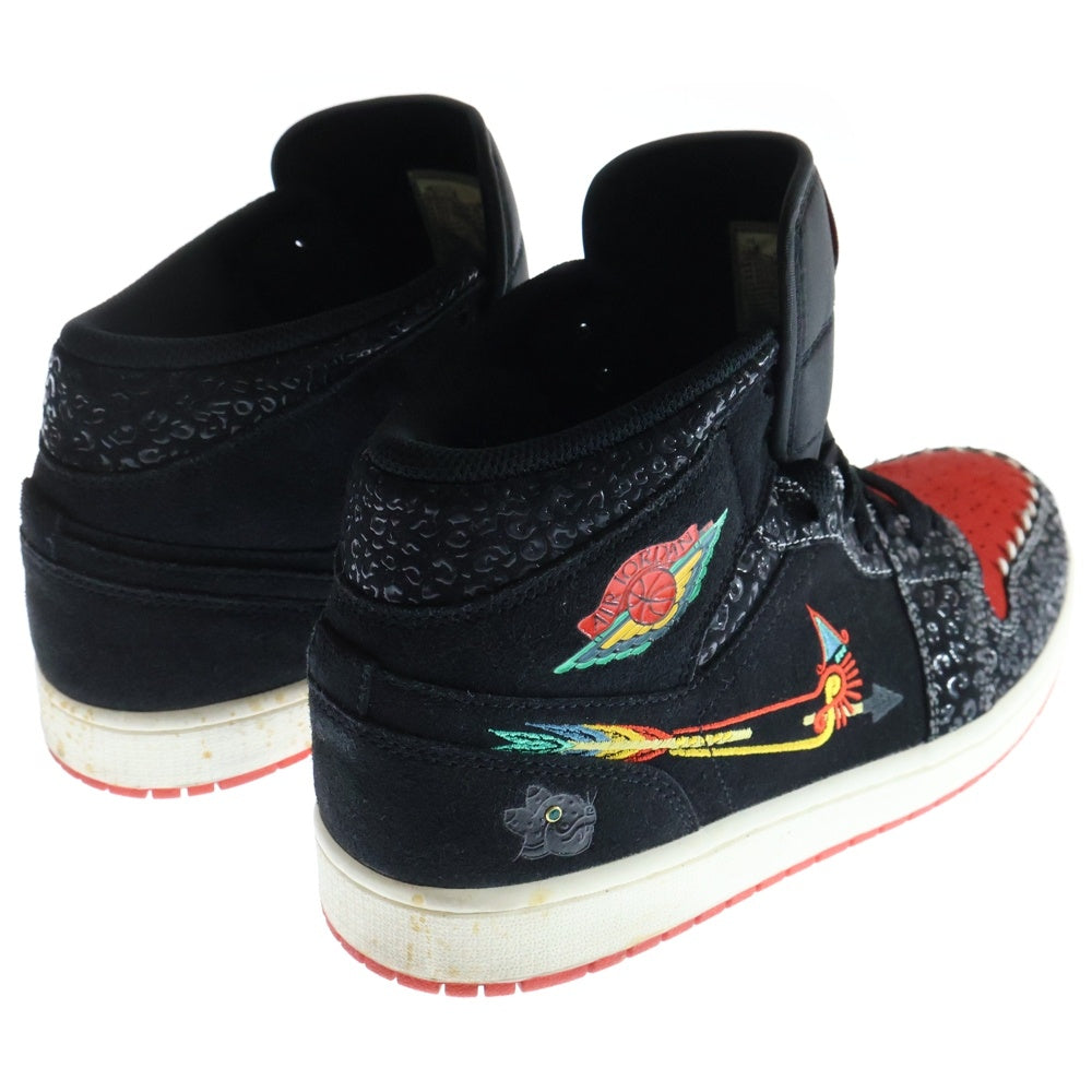 NIKE(ナイキ) AIR JORDAN 1 MID SE SIEMPRE FAMILIA エアジョーダン 1 ミッド SE シエンプレ ファミリア ミッドカットスニーカー レッド/ブラック US10.5/29.5cm DN4904-001