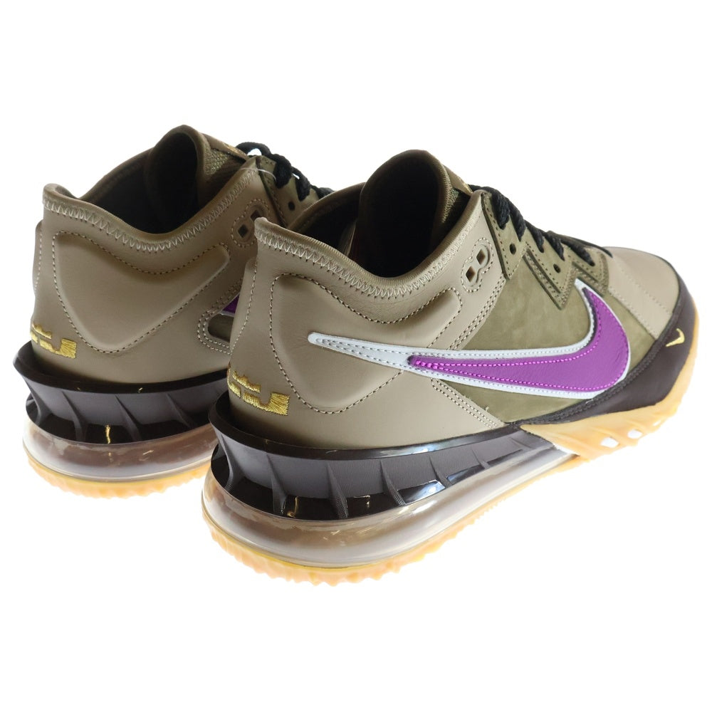NIKE(ナイキ) ×atmos LEBRON 18 LOW NRG Viotech アトモス レブロン18 ロー バイオテック ローカットスニーカー シューズ ブラウン US11.5/29.5cm CW3153-200