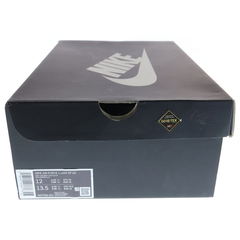 NIKE(ナイキ) ×UNDERCOVER GORE-TEX AIR FORCE 1 LOW SP アンダーカバー ゴアテックス エアフォース1 ローカットスニーカー グレー/ブラック US12/30cm DQ7558-001