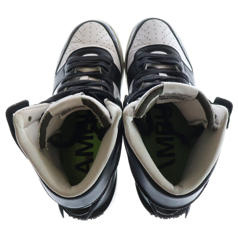 NIKE(ナイキ) ×AMBUSH DUNK HI BLACK アンブッシュ ダンク ハイカットスニーカー ブラック/ホワイト US9.5/27.5cm CU7544-001