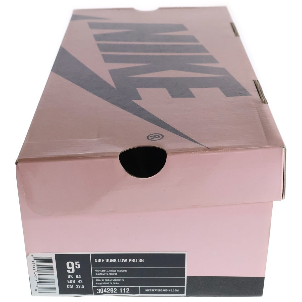 NIKE SB(ナイキエスビー) 【観賞用 2004年製】 DUNK LOW SHANGHAI ダンク シャンハイ 上海 ローカットスニーカー ホワイト/レッド US9.5/27.5cm 304292-112