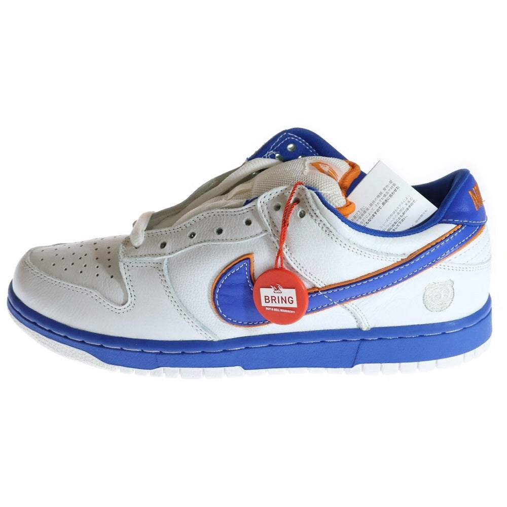 NIKE SB(ナイキエスビー) 【観賞用 2004年製】 ×MEDICOM TOY 1st DUNK LOW PRO メディコムトイ ダンク ローカットスニーカー ホワイト US8/26cm 304292-142