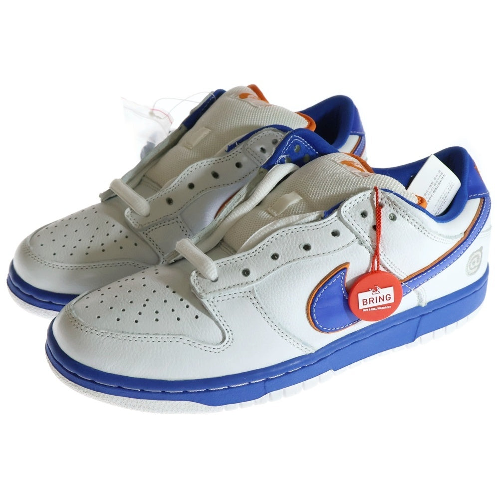 NIKE SB(ナイキエスビー) 【観賞用 2004年製】 ×MEDICOM TOY 1st DUNK LOW PRO メディコムトイ ダンク ローカットスニーカー ホワイト US8/26cm 304292-142