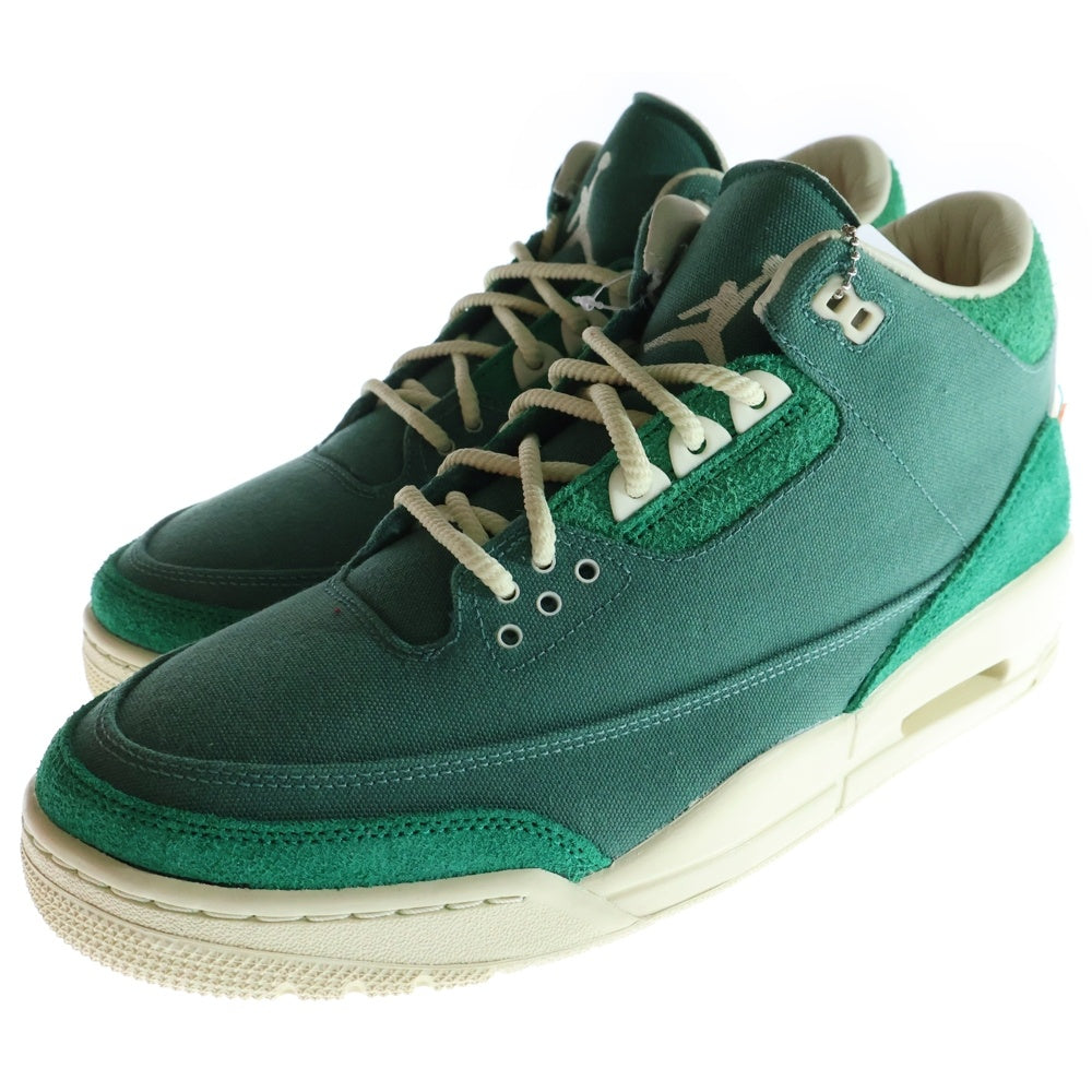 NIKE(ナイキ) ×NINA CHANEL ABNEY AIR JORDAN 3 RETRO OG SP エアジョーダン3 レトロ ニーナ シャネル アブニー ミッドカットスニーカー グリーン US11.5/28.5cm FZ7974-300