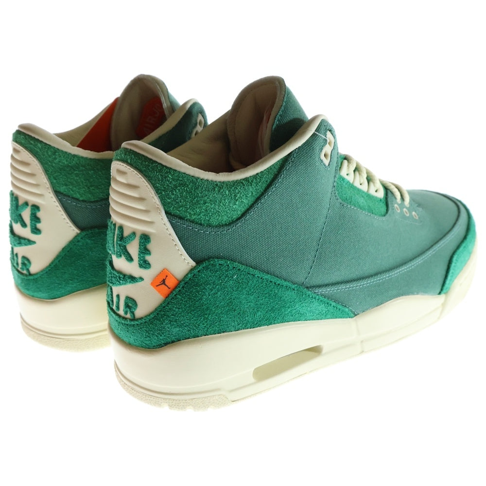 NIKE(ナイキ) ×NINA CHANEL ABNEY AIR JORDAN 3 RETRO OG SP エアジョーダン3 レトロ ニーナ シャネル アブニー ミッドカットスニーカー グリーン US11.5/28.5cm FZ7974-300