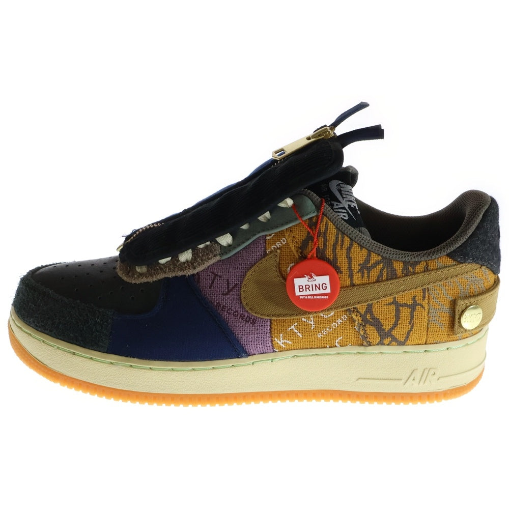 NIKE(ナイキ) ×TRAVIS SCOTT AIR FORCE 1 LOW CACTUS JACK トラヴィススコット エアフォース1 カクタスジャック ローカットスニーカー マルチ US11/29cm CN2405‐900