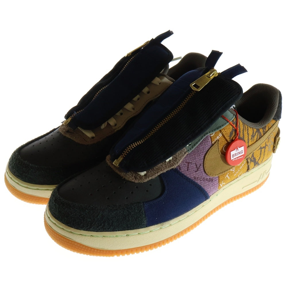 NIKE(ナイキ) ×TRAVIS SCOTT AIR FORCE 1 LOW CACTUS JACK トラヴィススコット エアフォース1 カクタスジャック ローカットスニーカー マルチ US11/29cm CN2405‐900