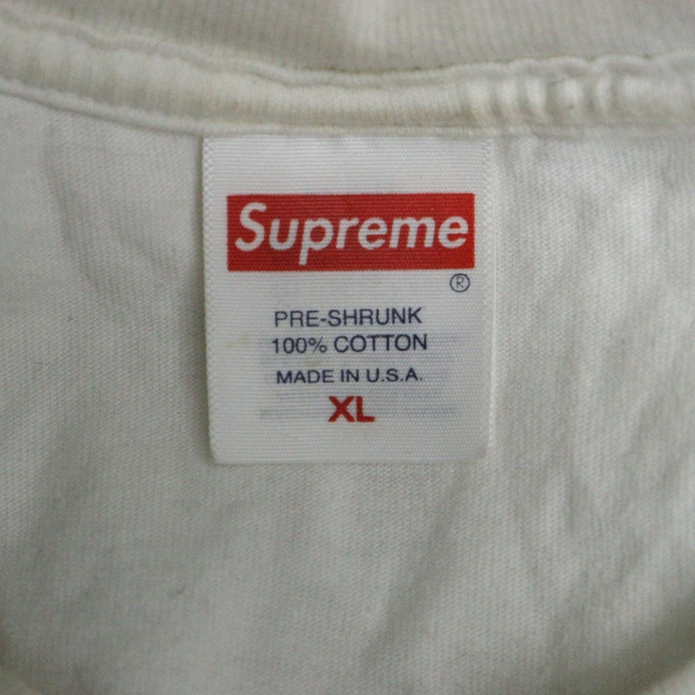 SUPREME(シュプリーム) 23AW Box Logo Tee カモフラージュ 迷彩 ボックスロゴ クルーネック 半袖Tシャツ カットソー ホワイト