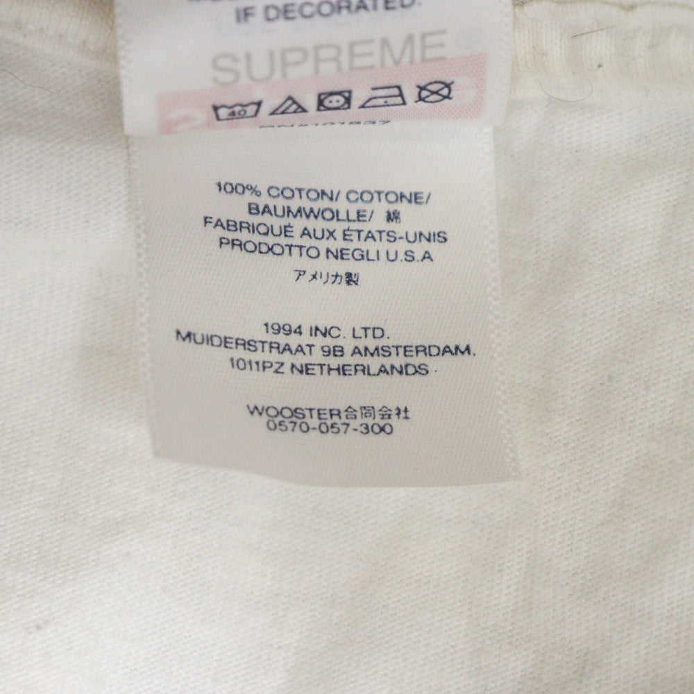 SUPREME(シュプリーム) 23AW Box Logo Tee カモフラージュ 迷彩 ボックスロゴ クルーネック 半袖Tシャツ カットソー ホワイト