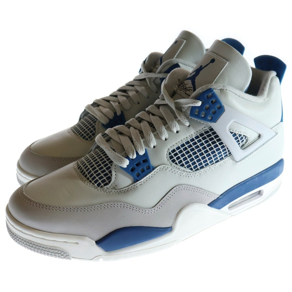 NIKE(ナイキ) AIR JORDAN 4 RETRO INDUSTRIAL BLUE エアジョーダン4 レトロ インダストリアルブルー ミッドカットスニーカー US12/30cm ホワイト/ブルー FV5029-141