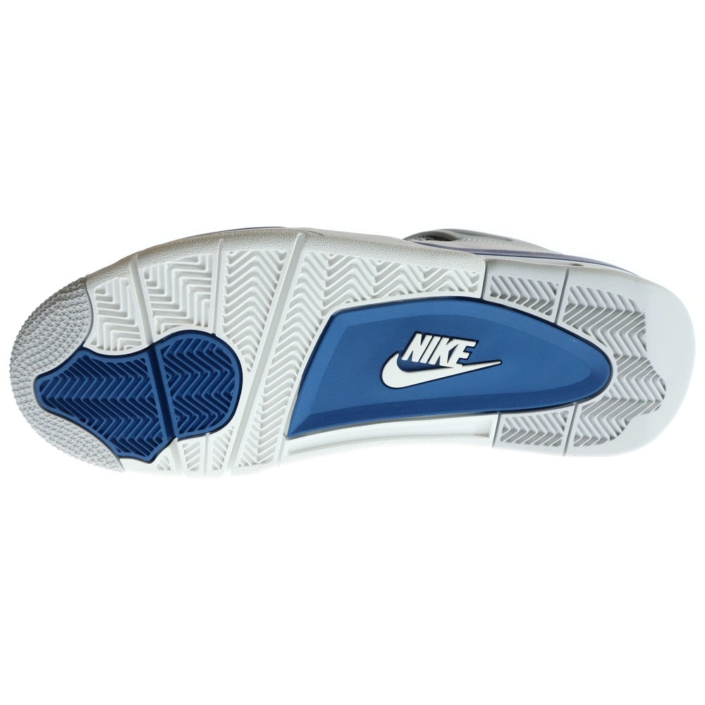NIKE(ナイキ) AIR JORDAN 4 RETRO INDUSTRIAL BLUE エアジョーダン4 レトロ インダストリアルブルー ミッドカットスニーカー US12/30cm ホワイト/ブルー FV5029-141