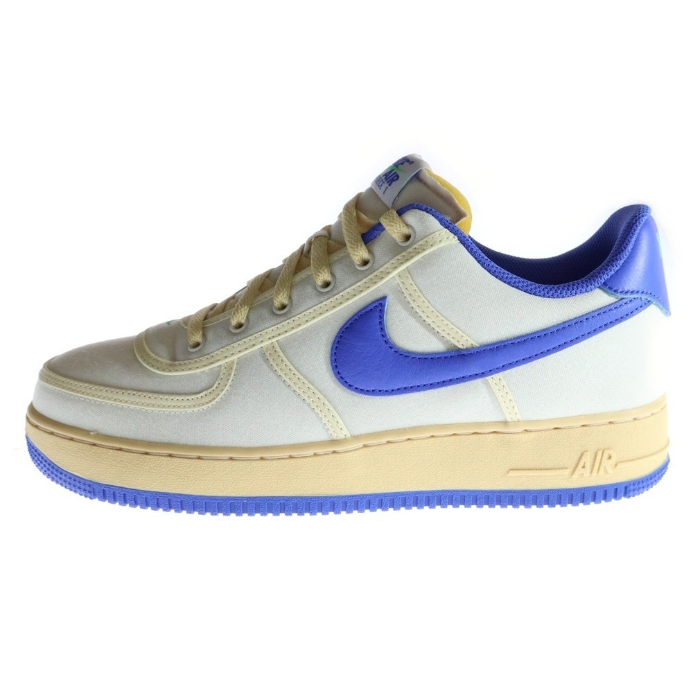 NIKE(ナイキ) WMNS AIR FORCE 1 07 SAIL MEDIUM BLUE-PALE VANILLA ウィメンズ エアフォースワン ローカットスニーカー ホワイト/ブルー US12/29cm FJ5440-133