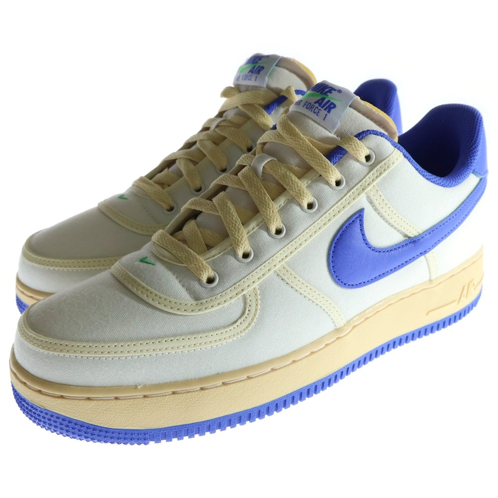 NIKE(ナイキ) WMNS AIR FORCE 1 07 SAIL MEDIUM BLUE-PALE VANILLA ウィメンズ エアフォースワン ローカットスニーカー ホワイト/ブルー US12/29cm FJ5440-133