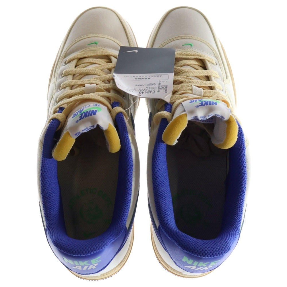NIKE(ナイキ) WMNS AIR FORCE 1 07 SAIL MEDIUM BLUE-PALE VANILLA ウィメンズ エアフォースワン ローカットスニーカー ホワイト/ブルー US12/29cm FJ5440-133