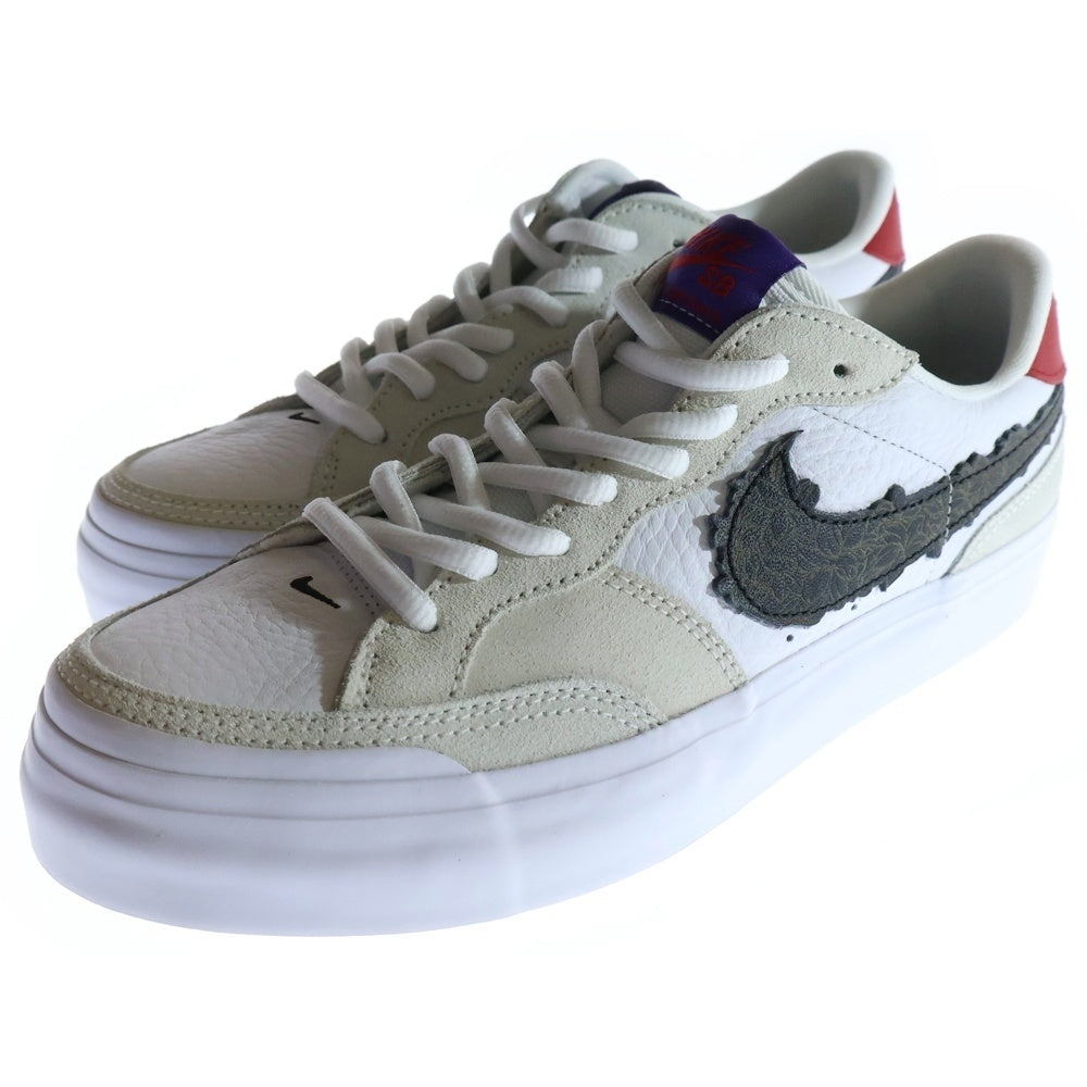 NIKE SB(ナイキエスビー) ×SKY BROWN WMNS ZOOM POGO PLUS QS スカイブラウン ウィメンズ ズーム ポゴプラス ローカットシューズ ホワイト US7.5/24.5cm HF4085-100