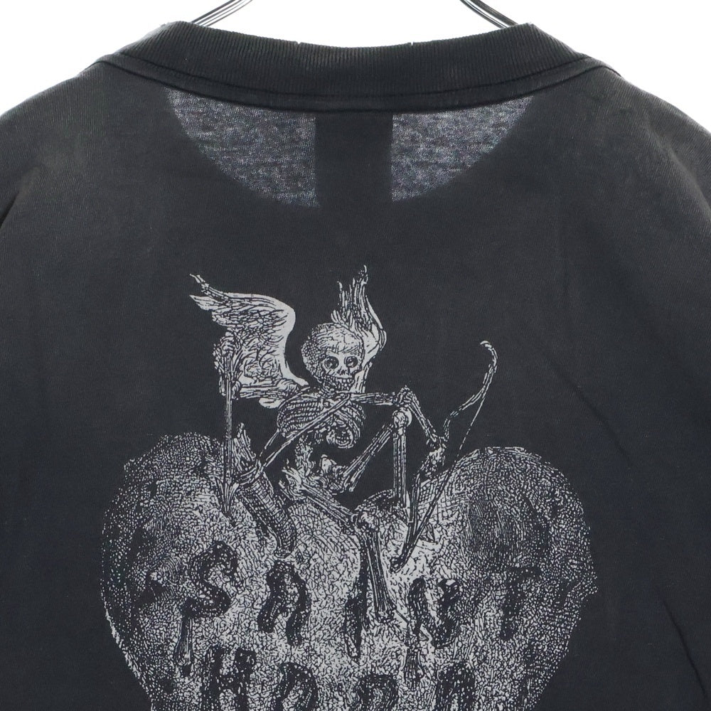 SAINT MICHAEL(セントマイケル) 25SS ×NEIGHBORHOOD S/S TEE ネイバーフッド クルーネック 半袖Tシャツカットソー チャコールグレー SM-HR3-0000-C70