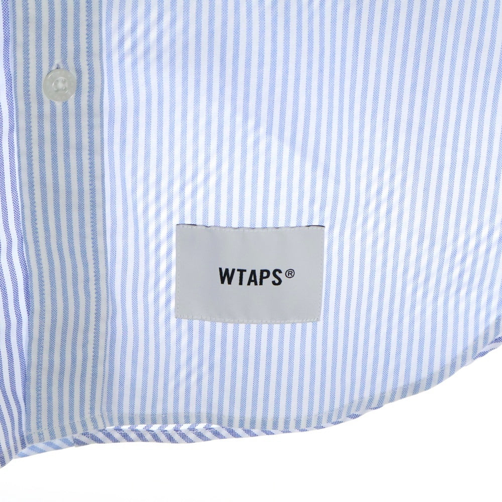 WTAPS(ダブルタップス) 25SS BD 05 LS CTPL OXFORD COOLMAX オックスフォード シャツ ブルー 251TQDT-SHM05