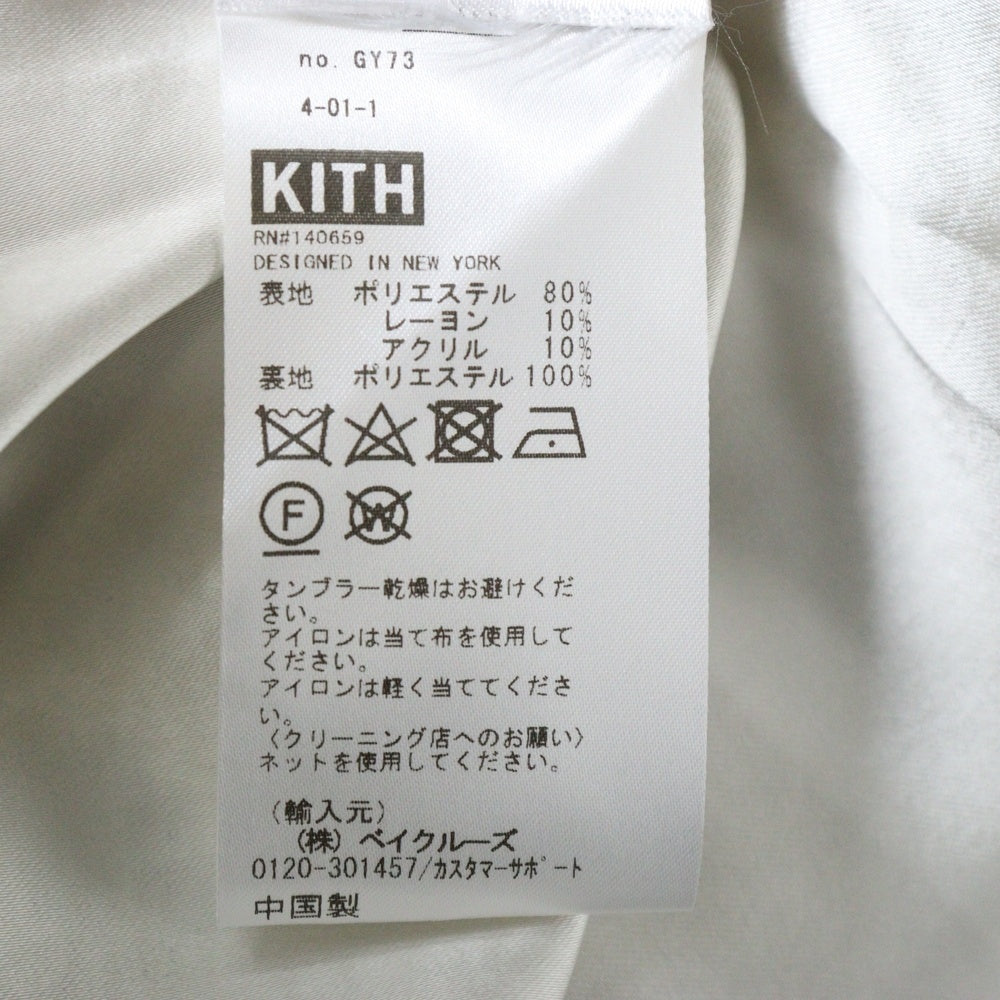 KITH(キス) Felted Jersey Jonah Liner フェルトジャージジョナライナー グレー
