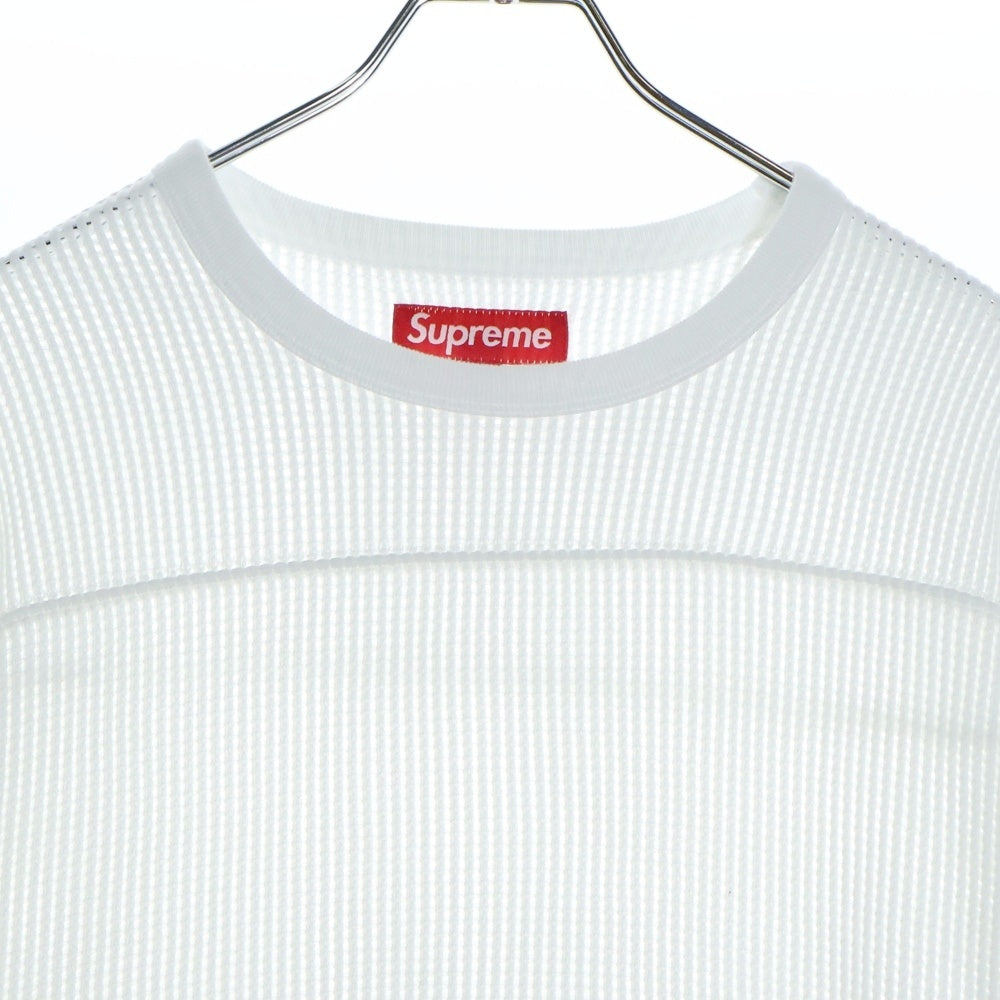 SUPREME(シュプリーム) 25SS Polartec Mesh L/S Football Top ポーラーテック メッシュ ロングスリーブトップ 長袖Tシャツ ホワイト