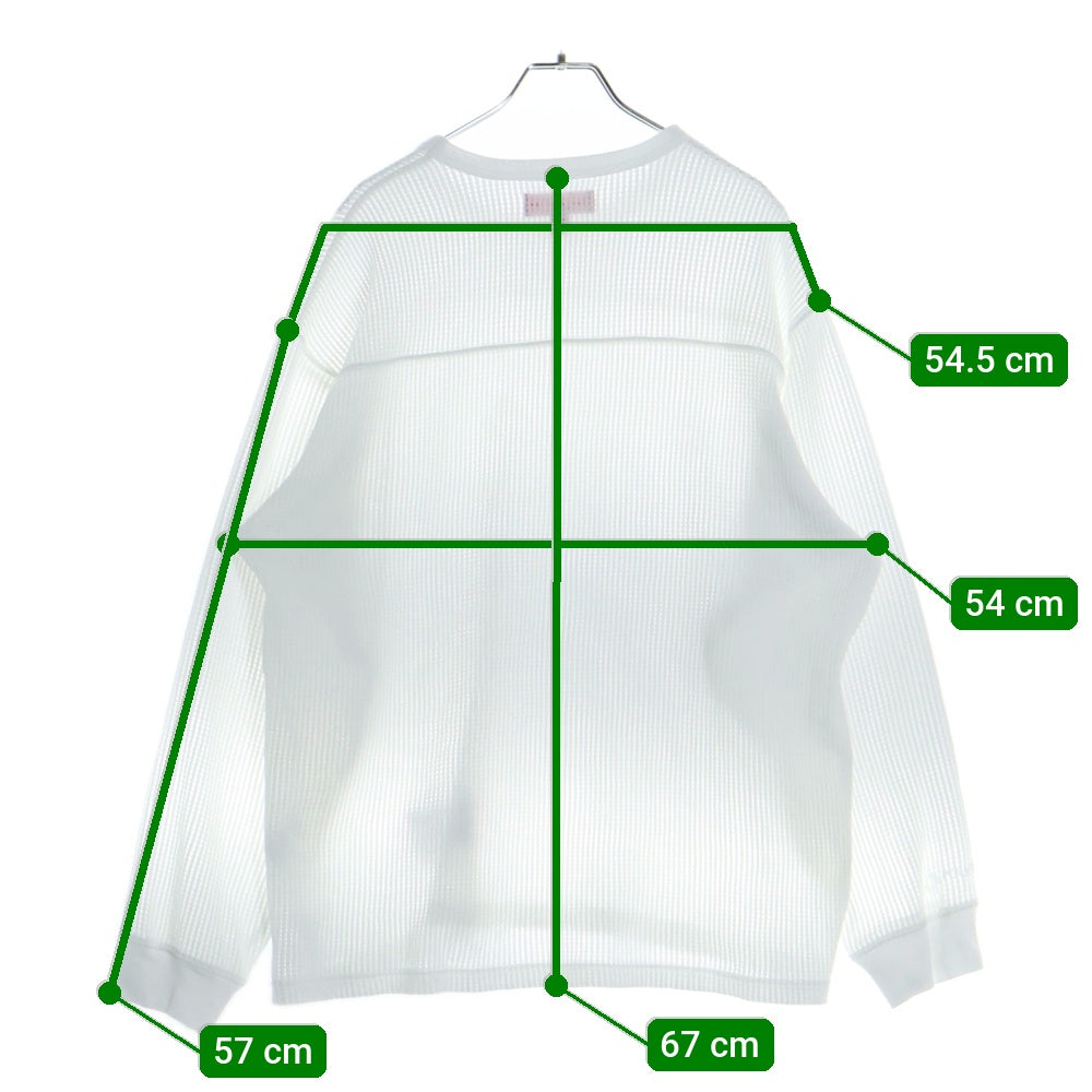 SUPREME(シュプリーム) 25SS Polartec Mesh L/S Football Top ポーラーテック メッシュ ロングスリーブトップ 長袖Tシャツ ホワイト
