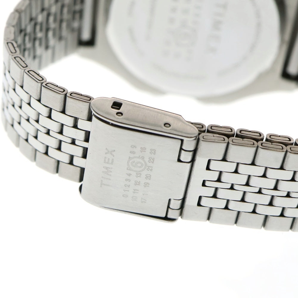 MM6 Maison Margiela(エムエムシックスメゾンマルジェラ) ×TIMEX T80 アジャスターウォッチ 腕時計 シルバー TW2W81200 C8