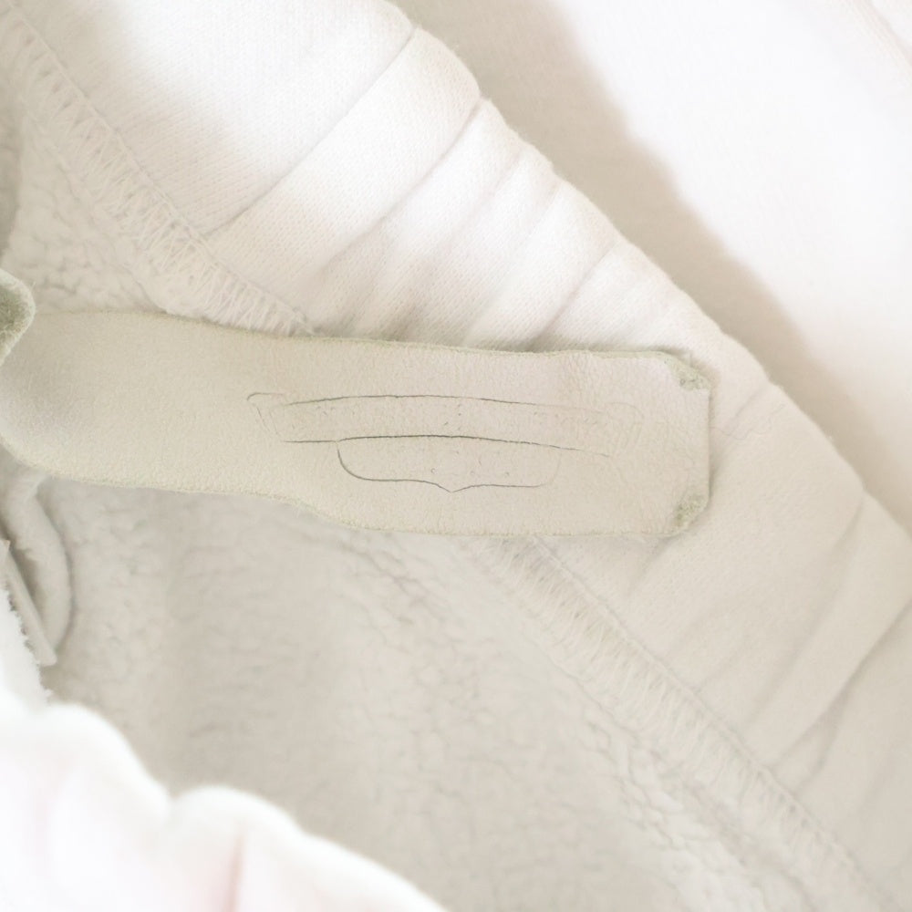 CHROME HEARTS(クロムハーツ) GRP Y NOT Sweat Shorts ワイノットスウェットショートパンツ ハーフパンツ ショーツ レザートリプルクロスパッチ ホワイト