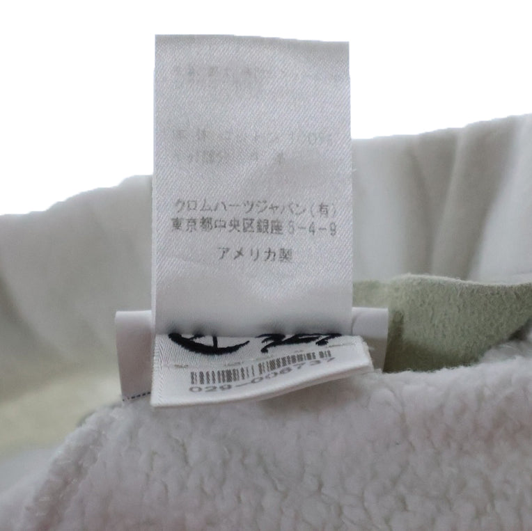 CHROME HEARTS(クロムハーツ) GRP Y NOT Sweat Shorts ワイノットスウェットショートパンツ ハーフパンツ ショーツ レザートリプルクロスパッチ ホワイト