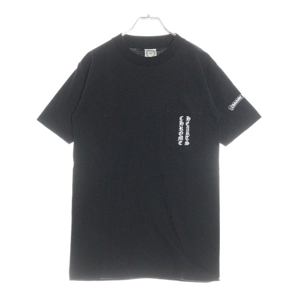 CHROME HEARTS(クロムハーツ) OLD CH T-SHRT US オールド スクロールラベルプリント 半袖Tシャツ ブラック