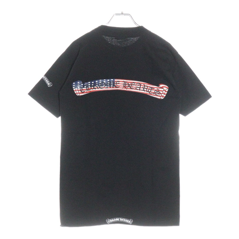 CHROME HEARTS(クロムハーツ) OLD CH T-SHRT US オールド スクロールラベルプリント 半袖Tシャツ ブラック