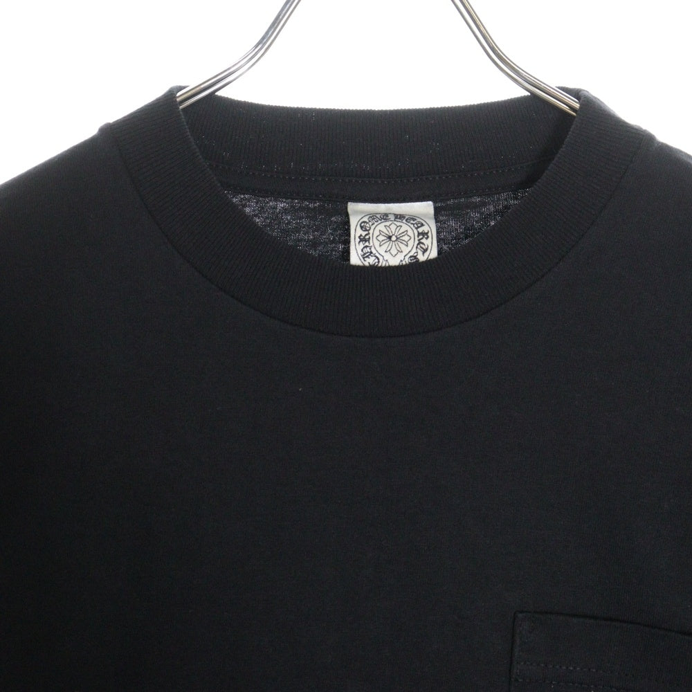 CHROME HEARTS(クロムハーツ) OLD CH T-SHRT US オールド スクロールラベルプリント 半袖Tシャツ ブラック