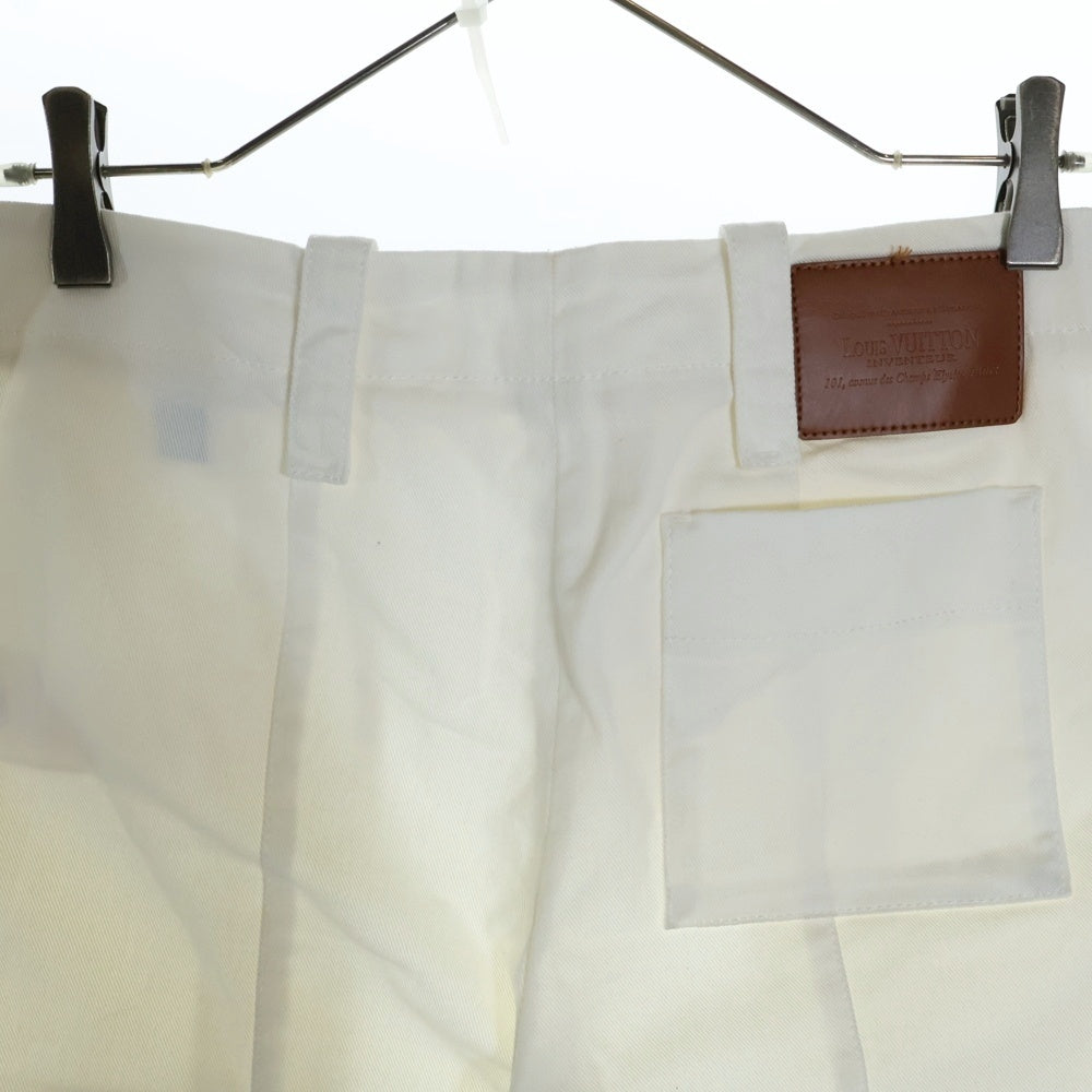 LOUIS VUITTON(ルイヴィトン) 13SS カーゴポケット クロップドパンツ ホワイト RW131W F3PA41B6V