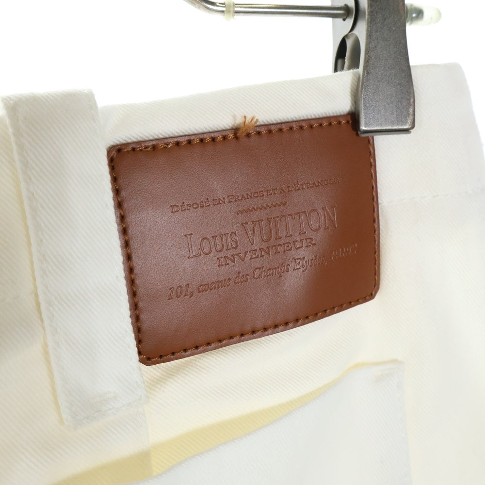 LOUIS VUITTON(ルイヴィトン) 13SS カーゴポケット クロップドパンツ ホワイト RW131W F3PA41B6V