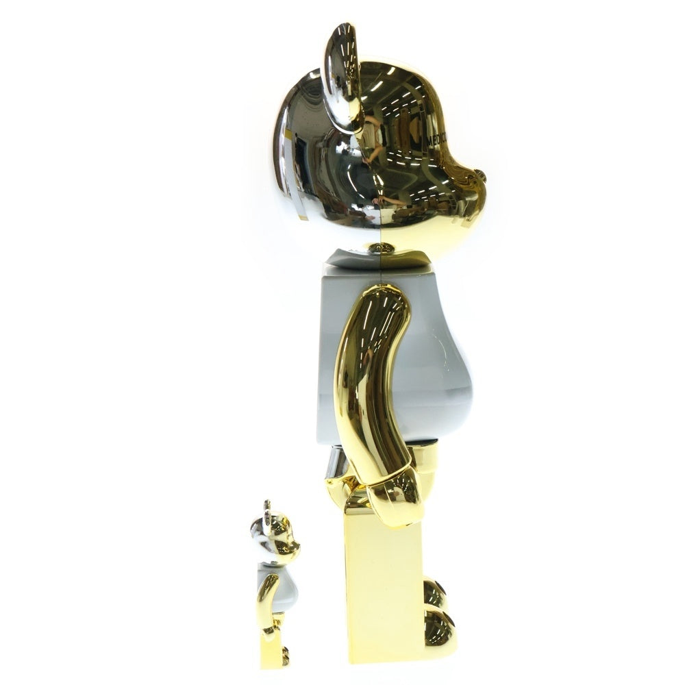 MEDICOM TOY(メディコムトイ) BE@RBRICK MEDICOM TOY PLUS GOLD CHROME Ver. 100% & 400% ベアブリック プラス ゴールド クローム バージョン