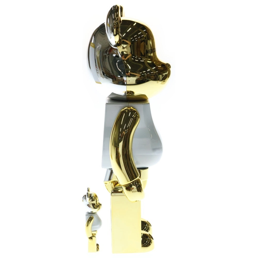 MEDICOM TOY(メディコムトイ) BE@RBRICK MEDICOM TOY PLUS GOLD CHROME Ver. 100% & 400% ベアブリック プラス ゴールド クローム バージョン