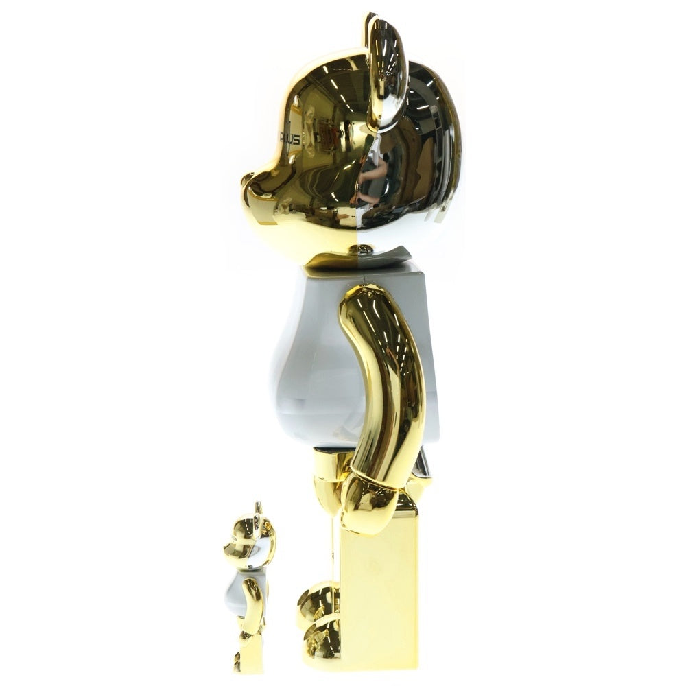 MEDICOM TOY(メディコムトイ) BE@RBRICK MEDICOM TOY PLUS GOLD CHROME Ver. 100% & 400% ベアブリック プラス ゴールド クローム バージョン